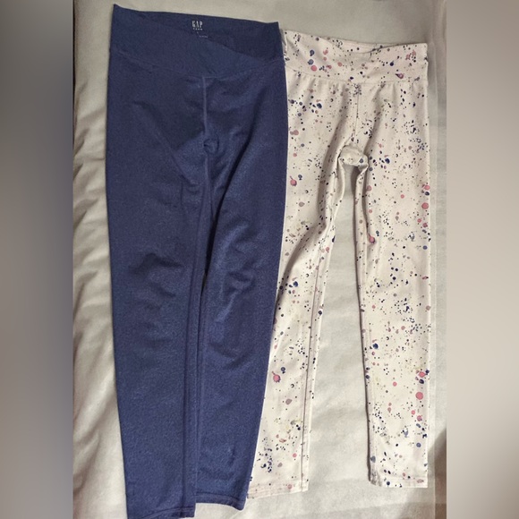2 Pairs of Gap leggings Sz M teen girls. - Picture 2 of 11